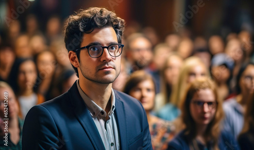Successful business conference