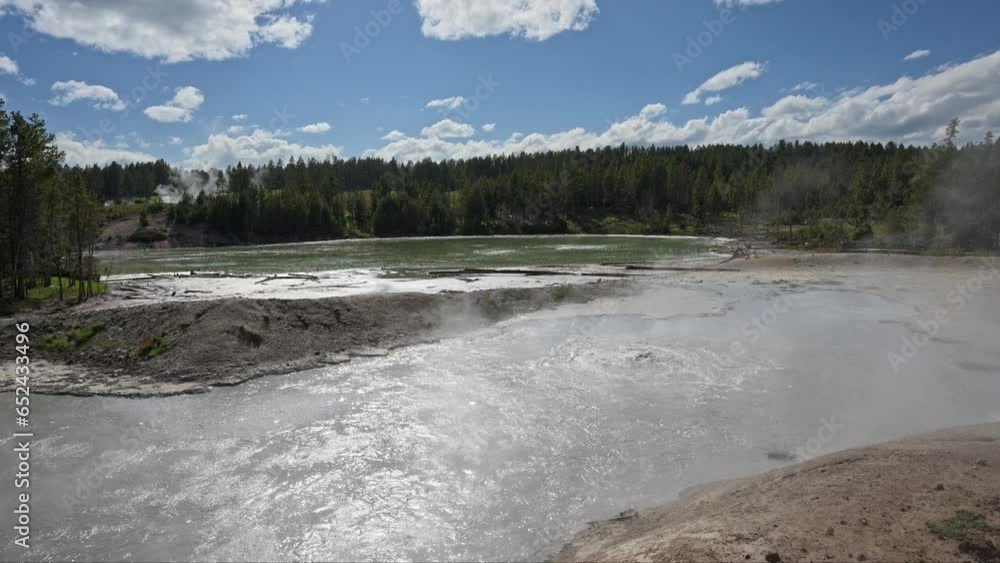 Sour Lake, Mud Volcano Area, Yellowstone National Park, Wyoming, United States of America Sour Lake, Mud Volcano Area, Yellowstone National Park, Wyoming, United States of America