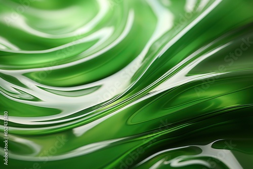 Green gel refreshing abstra...