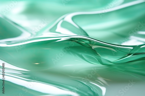 Green gel refreshing abstra...