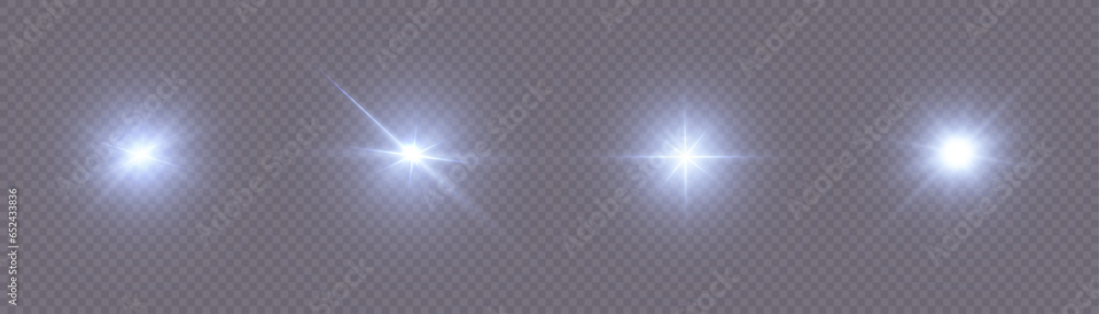 Light effect. Abstract laser beams of blue light. Chaotic neon rays of light. Blue light vector illustration.