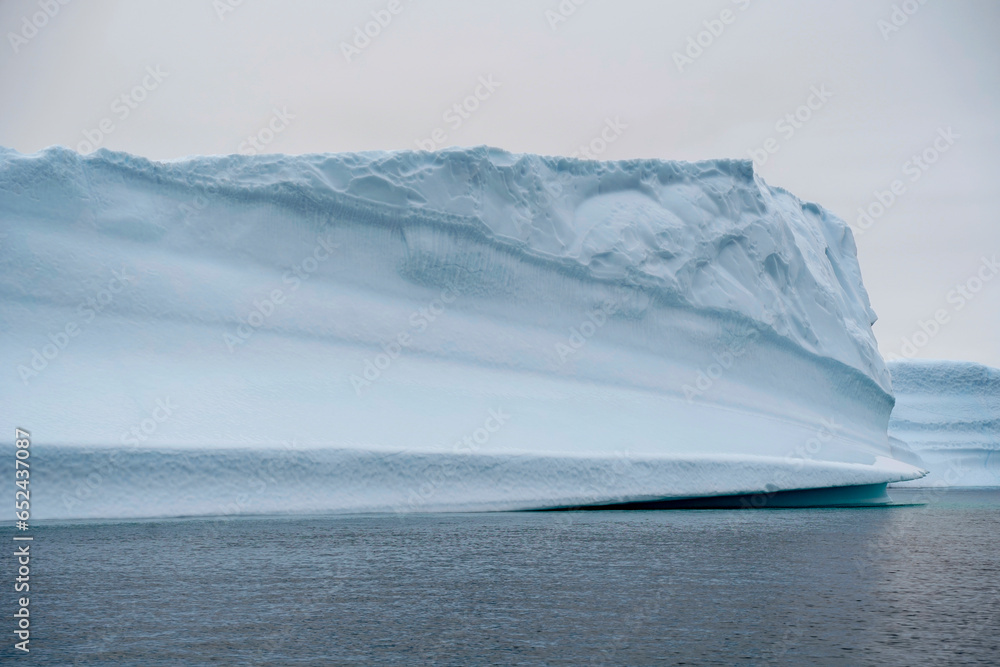 arctic ocean iceberg, glaciers are melting in Greenland