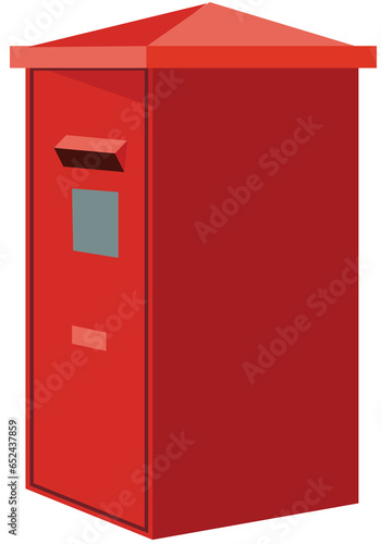 Red Postbox Illustration