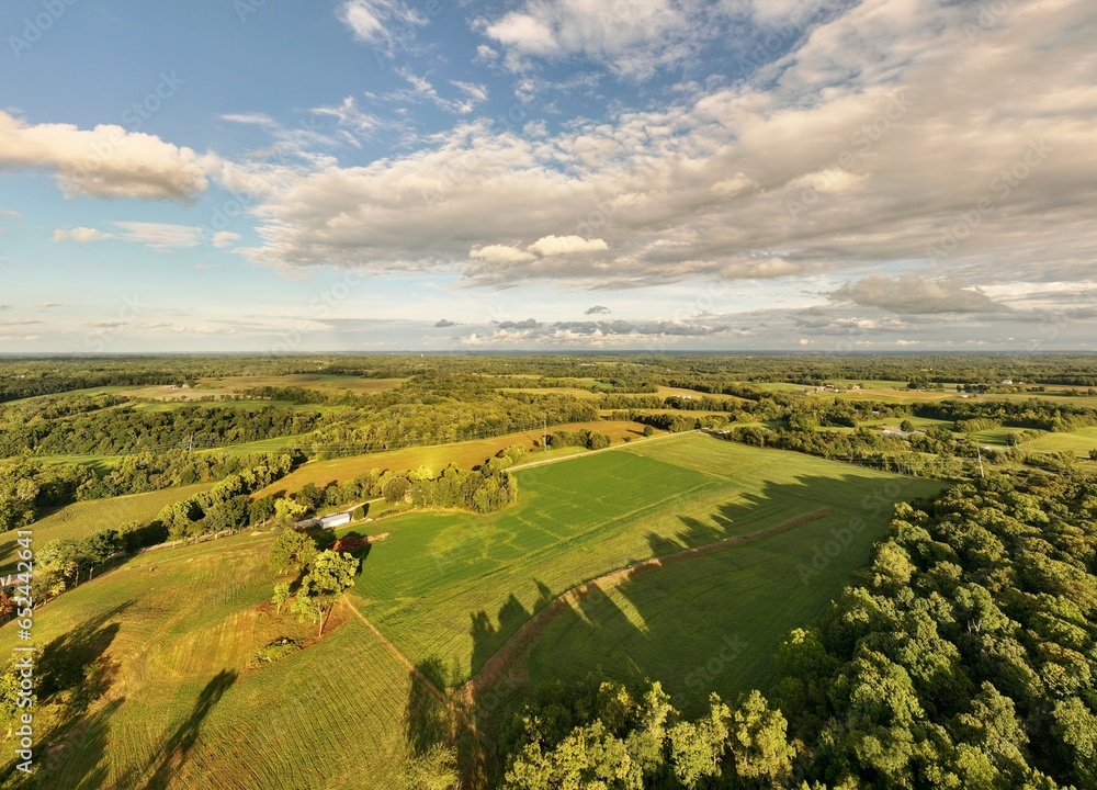 Perfect day over the farm