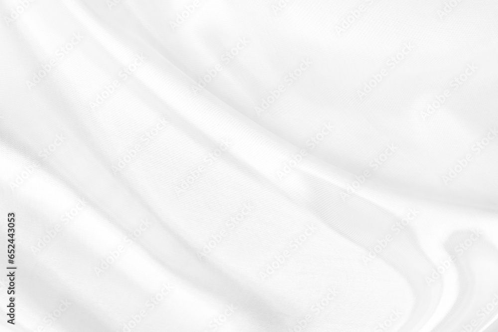 White gray satin texture that is white silver fabric silk background with beautiful soft blur pattern natural. - obrazy, fototapety, plakaty 