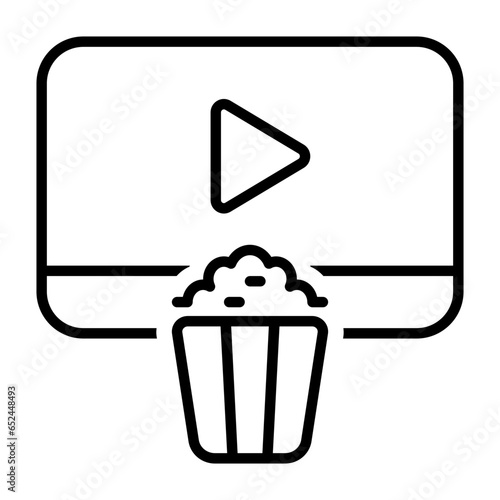 Movie Popcorn Icon