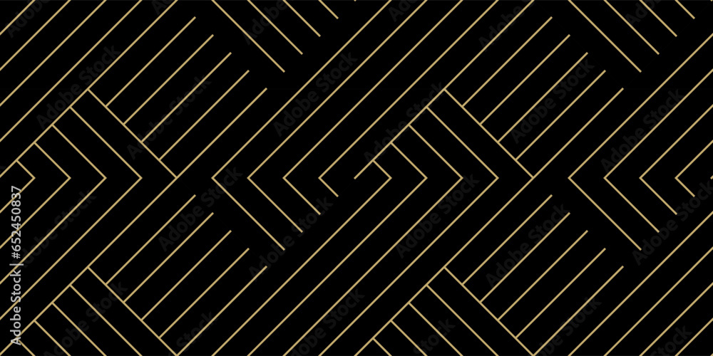 Luxury gold background pattern seamless geometric line stripe chevron square zigzag abstract design vector. Christmas background.