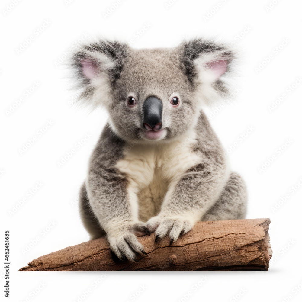 Obraz premium koala on a white background isolated.