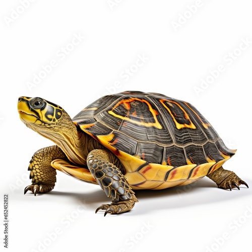 turtle on a white background isolated.