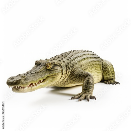 crocodile design element on white background.
