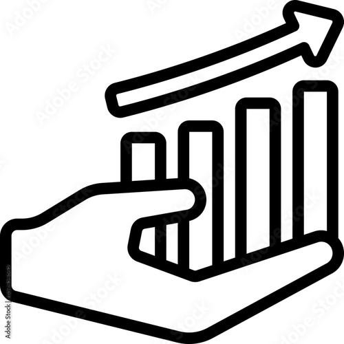 Give Profit Chart Icon