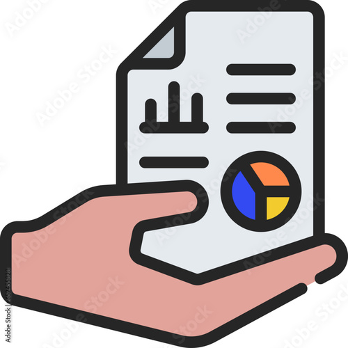 Give Report Document Icon
