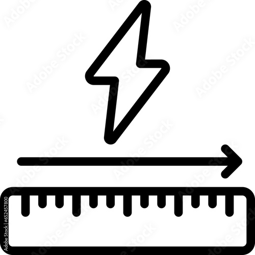 Electric Range Icon