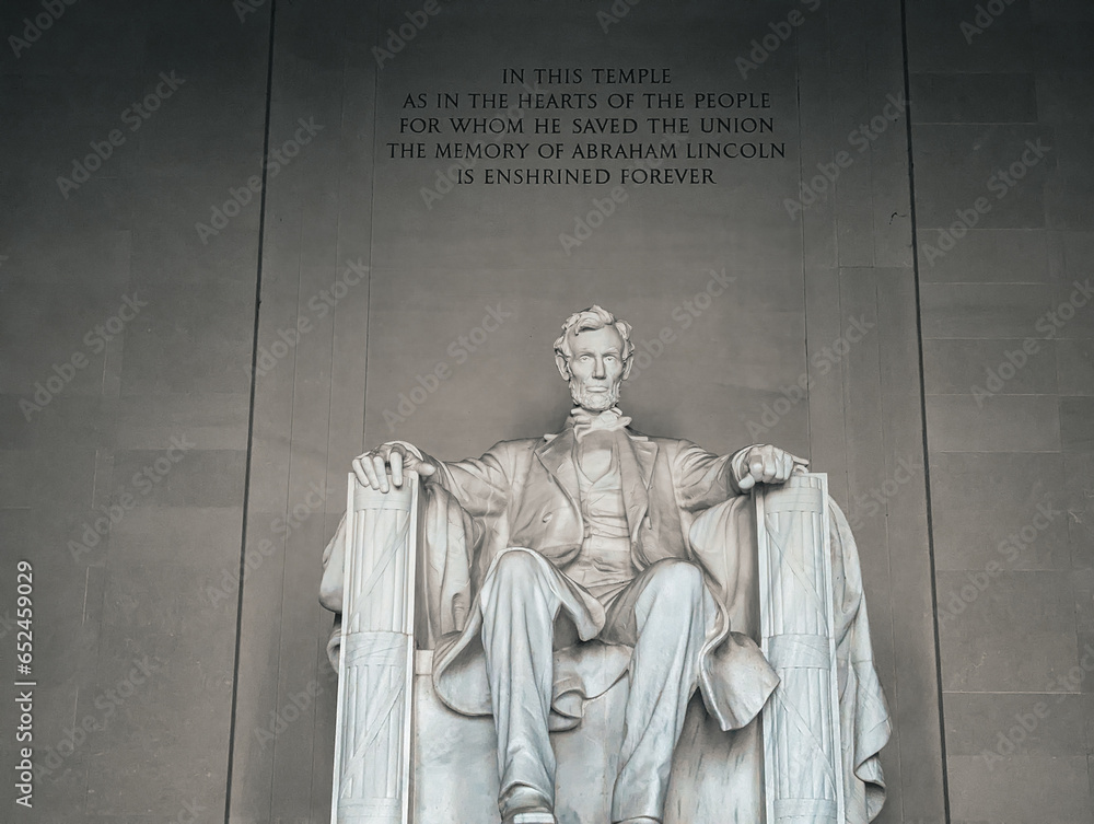 Fototapeta premium Washington DC Lincoln Statue
