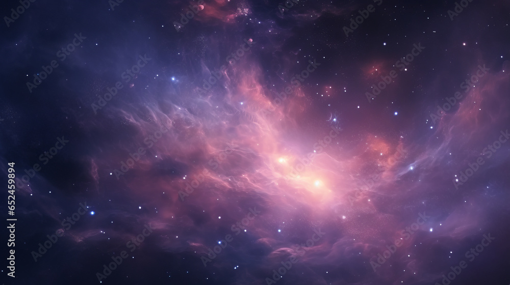 A breathtaking and mesmerizing space landscape