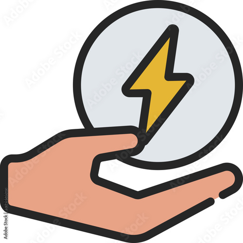 Give Electricity Icon