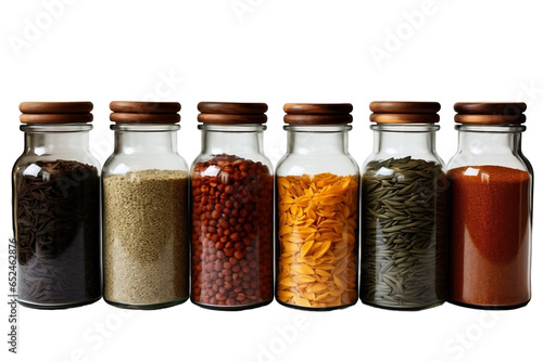 Fototapeta Naklejka Na Ścianę i Meble -  spices in jars