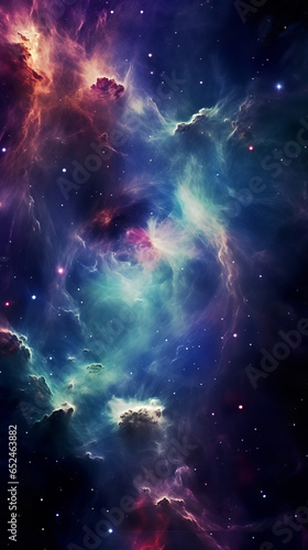 A vibrant and dreamy galaxy filled with countless shining stars