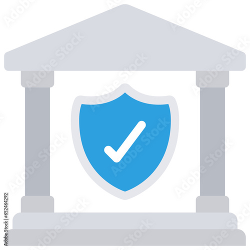 Bank Security Shield Icon