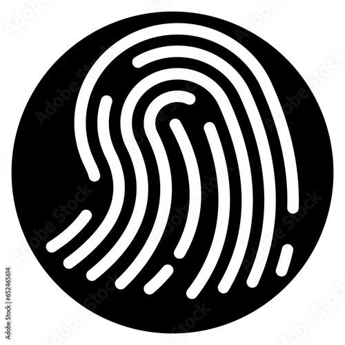 Biometrics Thumb Print Icon