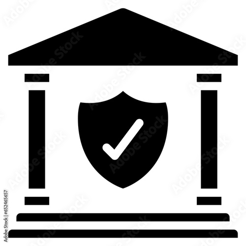 Bank Security Shield Icon