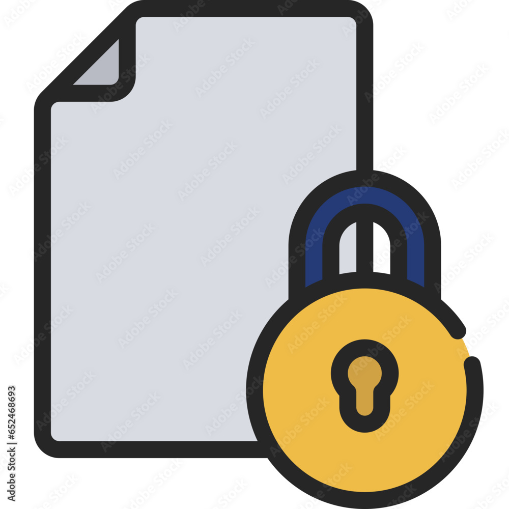 Secure File Icon Secure File Icon