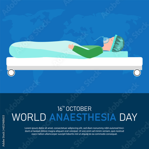 Anesthesia Day, also known as World Anesthesia Day, commemorates the anniversary of the first successful demonstration of anesthesia.