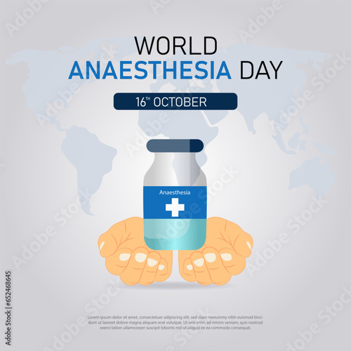 Anesthesia Day, also known as World Anesthesia Day, commemorates the anniversary of the first successful demonstration of anesthesia.