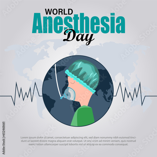 Anesthesia Day, also known as World Anesthesia Day, commemorates the anniversary of the first successful demonstration of anesthesia.
