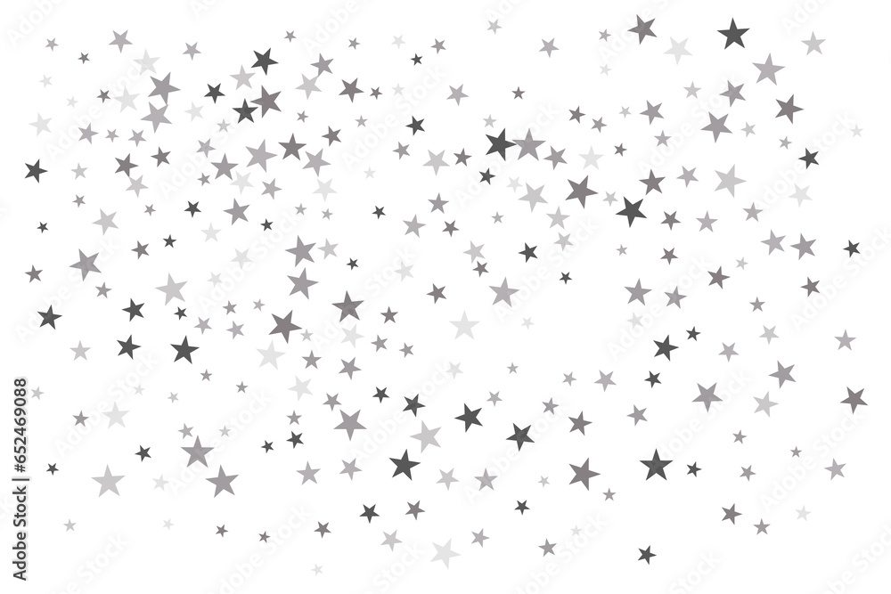 Star confetti. Silver casual confetti background. Bright design pattern. Star confetti. Silver casual confetti background. Bright design pattern.