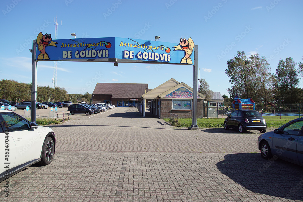 Entrance Dutch Playpark, amusement park, outdoor