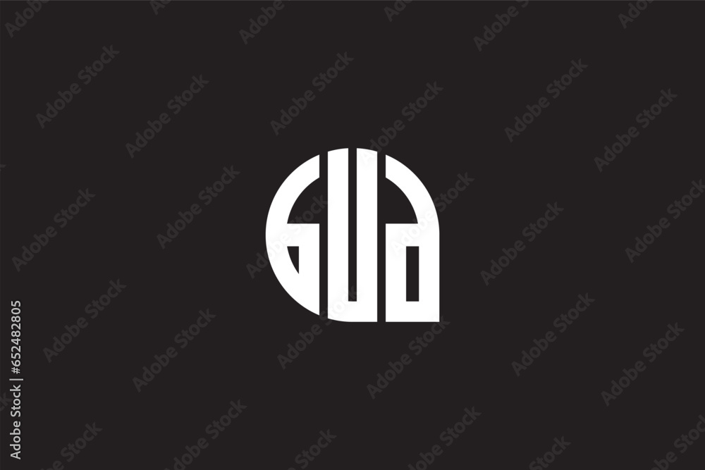 BUD logo monogram isolated on circle element design template BUD logo monogram isolated on circle element design template