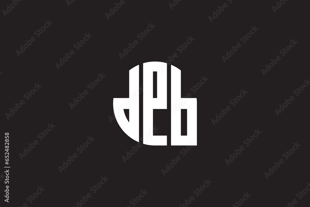 DGB logo monogram isolated on circle element design