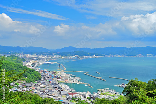 鷲羽山からの眺め　大畠漁港　岡山県倉敷市