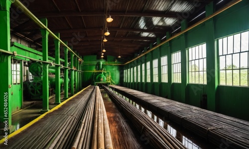 Sugar factory industry line © Universeal