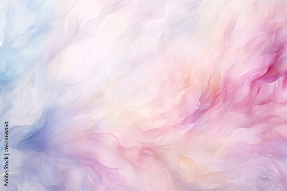 Gentle watercolor backdrop featuring soft pastel hues blending seamlessly. Delicate brushstrokes, subtle transitions between colors. Watercolor background. Abstract background.