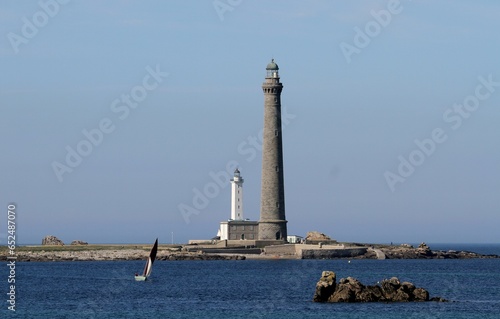 Le phare de l'île vierge à Plouguerneau en Bretagne