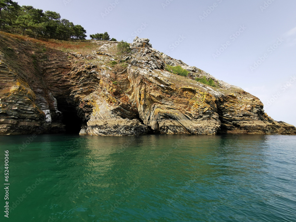 Fototapeta premium Presqu'île de Crozon : rivage du cap de la chèvre