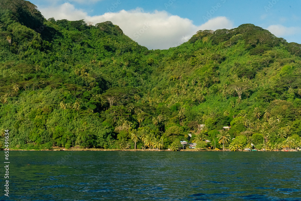 Hana Iti Beach, Huahine, French Polynesia Hana Iti Beach, Huahine, French Polynesia