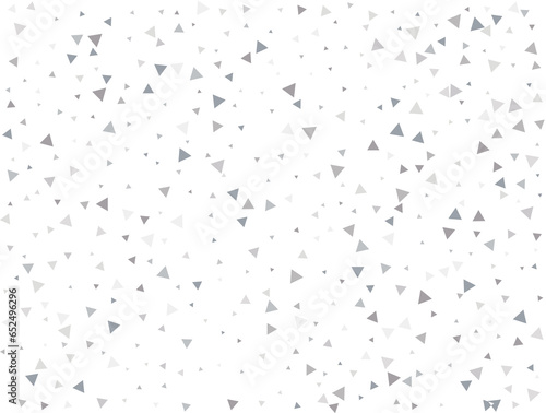 Christmas Silver Triangular Confetti