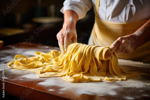 Artisan Chef Crafting Fresh Pasta