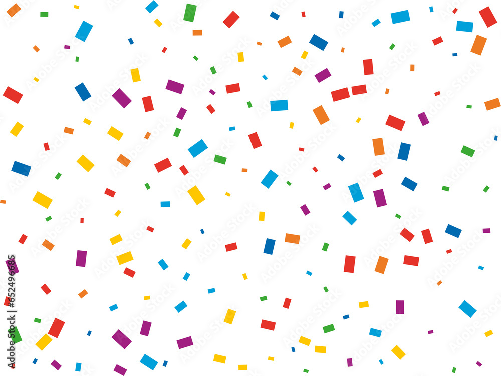 Christmas Rainbow Rectangular Confetti Christmas Rainbow Rectangular Confetti