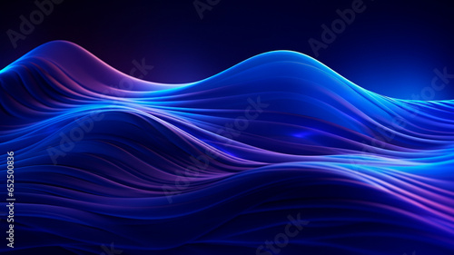 blue wave background illustration