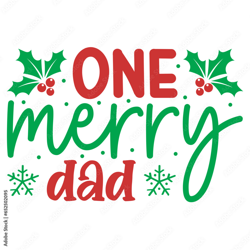 Fototapeta premium Christmas Craft SVG Design