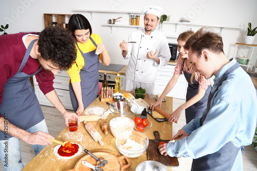 Group of young people with ...