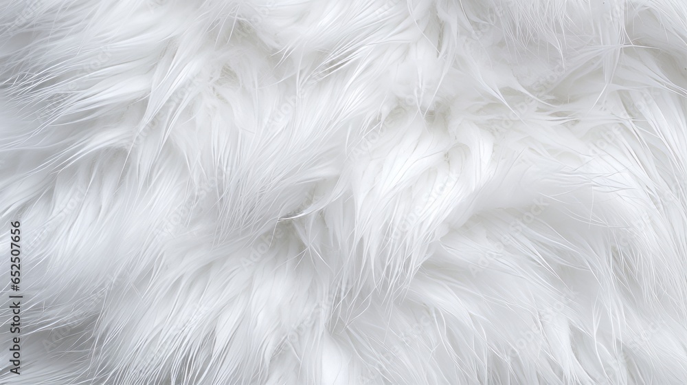 Obraz premium white fur background.