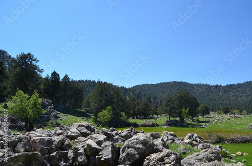 Open field view from the western part of Mersin province.