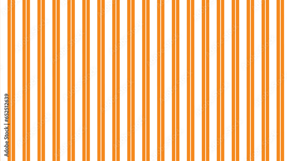 Fototapeta premium Orange and white vertical stripes background