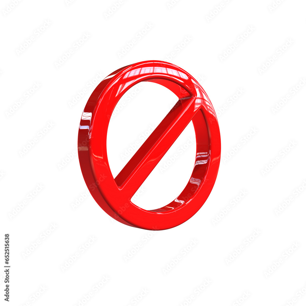 Prohibition signs 3d illustration forbid stop road sign for danger warning Prohibition signs 3d illustration forbid stop road sign for danger warning