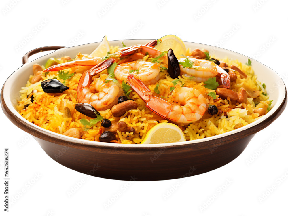 Prawn Biryani Seafood Delight, Transparent View Prawn Biryani Seafood Delight, Transparent View